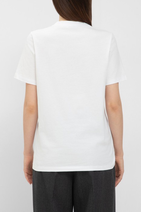 футболка  от бренда patrizia pepe вид слева