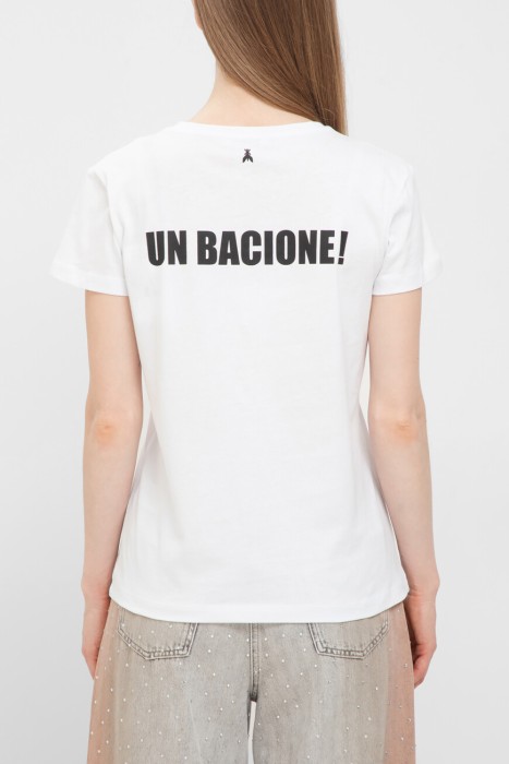 футболка  от бренда patrizia pepe вид слева