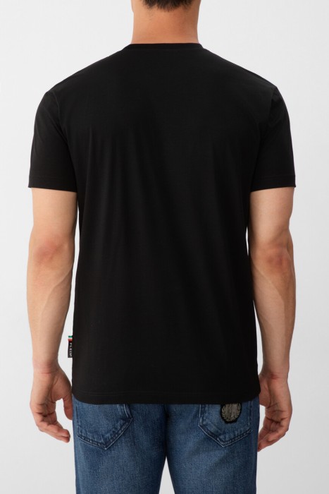 футболка  от бренда philipp plein вид слева