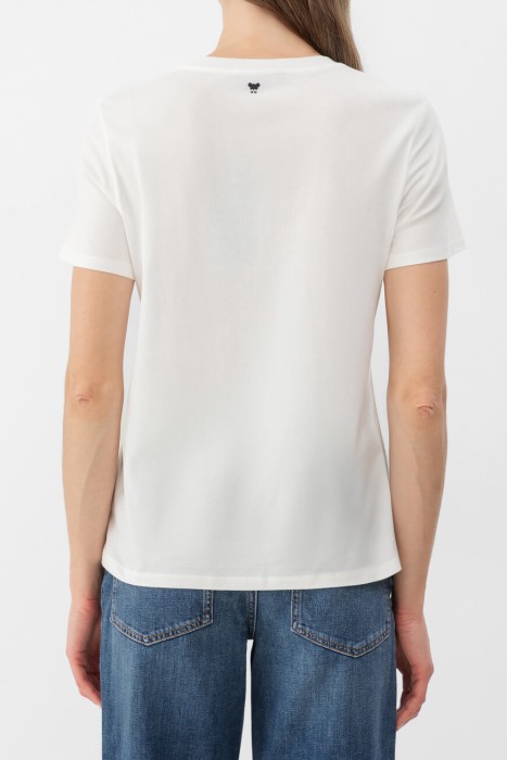 футболка  от бренда max mara вид слева