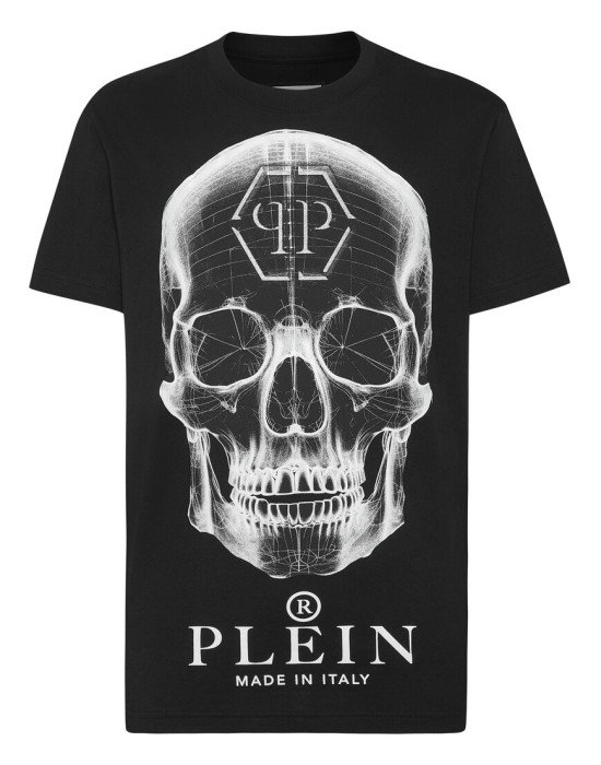футболка  от бренда philipp plein вид слева
