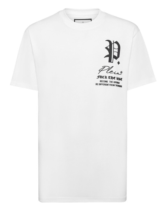 футболка  от бренда philipp plein вид слева