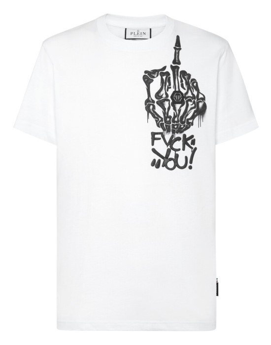 футболка  от бренда philipp plein вид слева