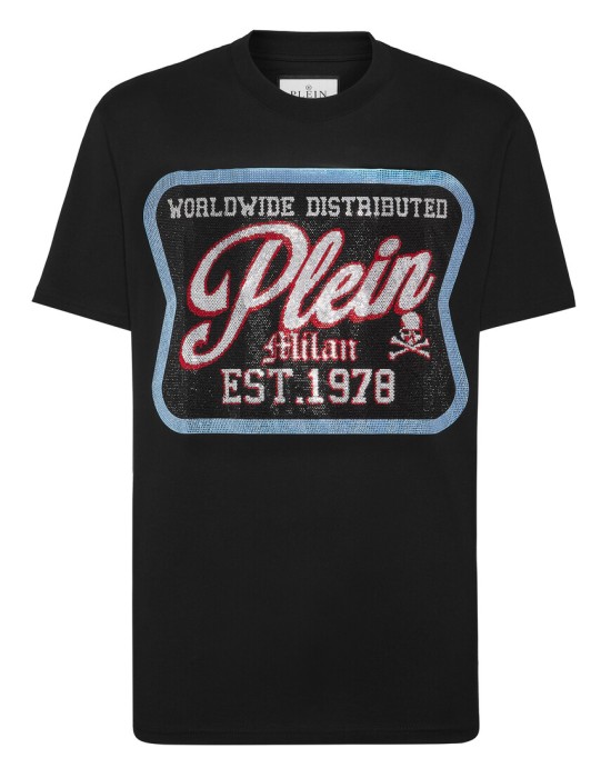 футболка  от бренда philipp plein вид слева