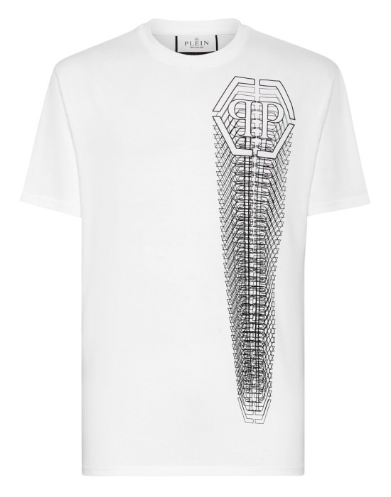 футболка  от бренда philipp plein вид слева