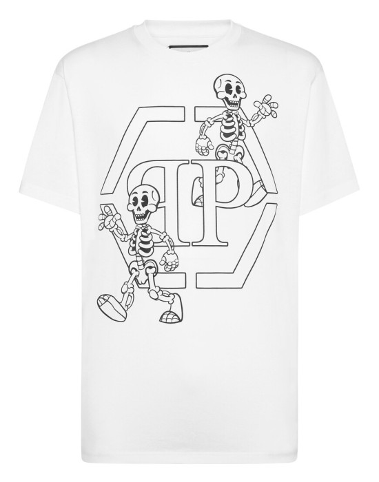 футболка  от бренда philipp plein вид слева