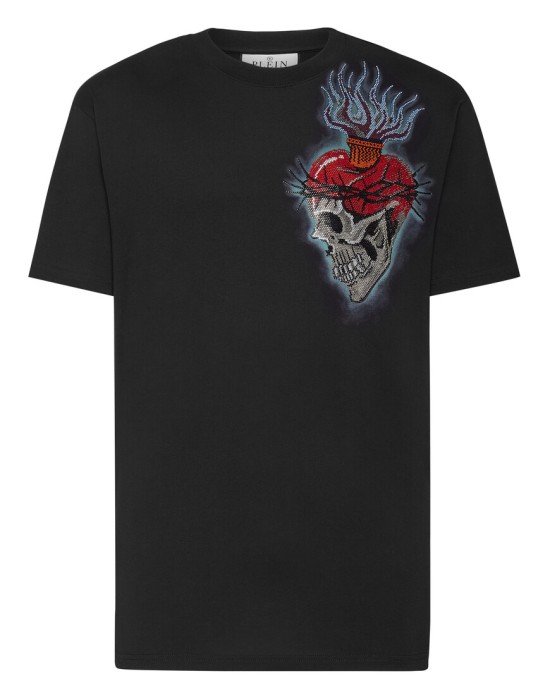 футболка  от бренда philipp plein вид слева