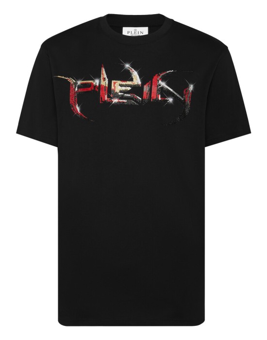 футболка  от бренда philipp plein вид слева