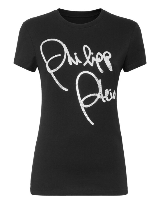 футболка  от бренда philipp plein вид слева