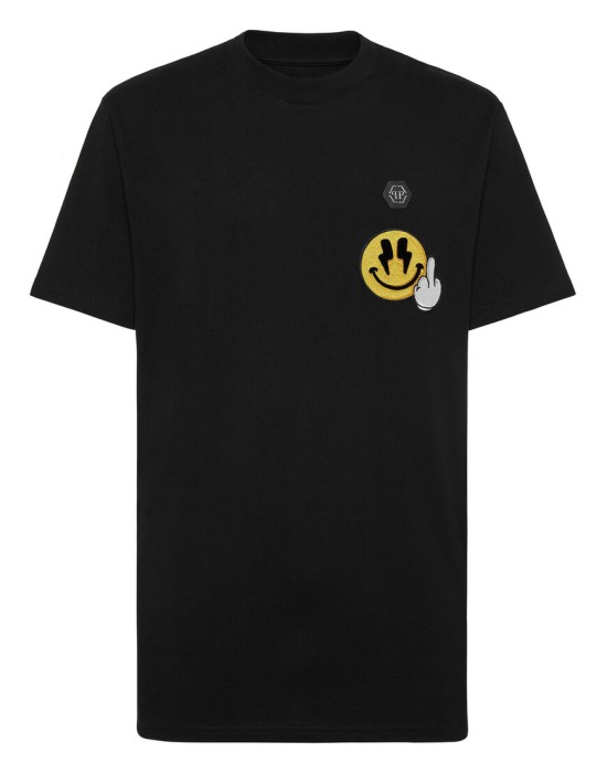 футболка  от бренда philipp plein вид слева