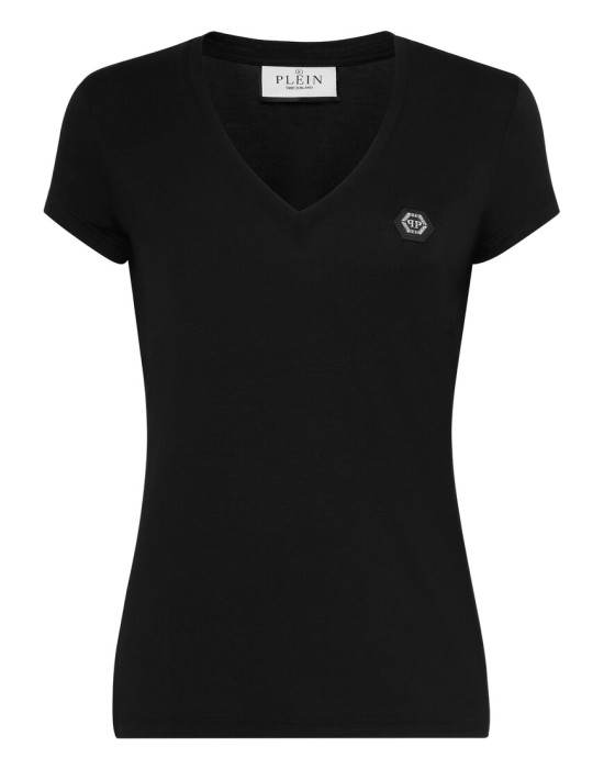 футболка  от бренда philipp plein вид слева