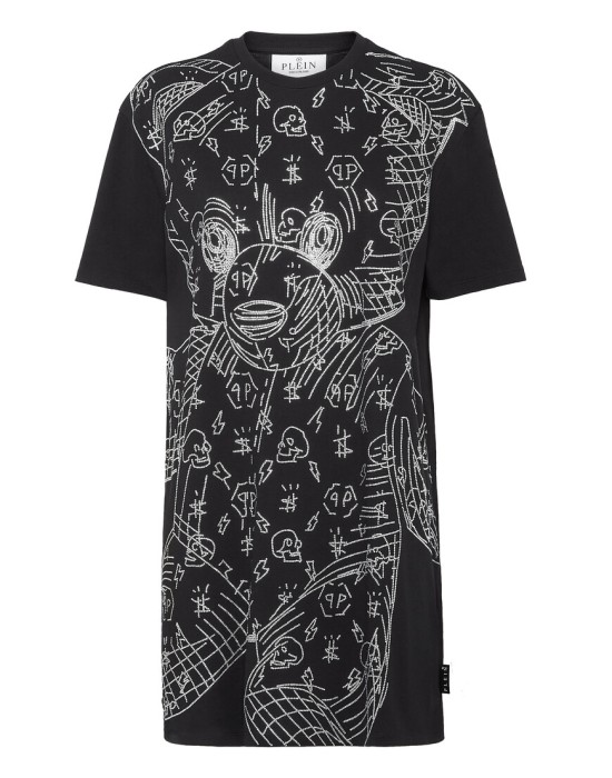 футболка  от бренда philipp plein вид слева