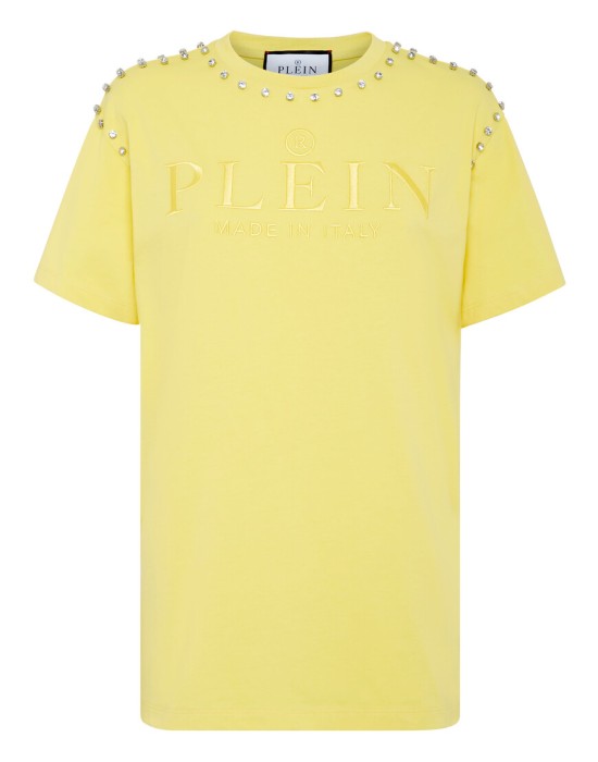 футболка  от бренда philipp plein вид слева