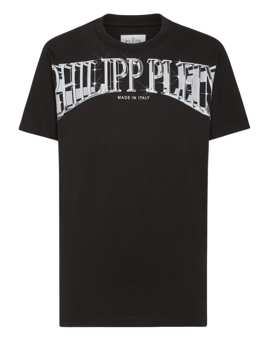 футболка  от бренда philipp plein вид слева