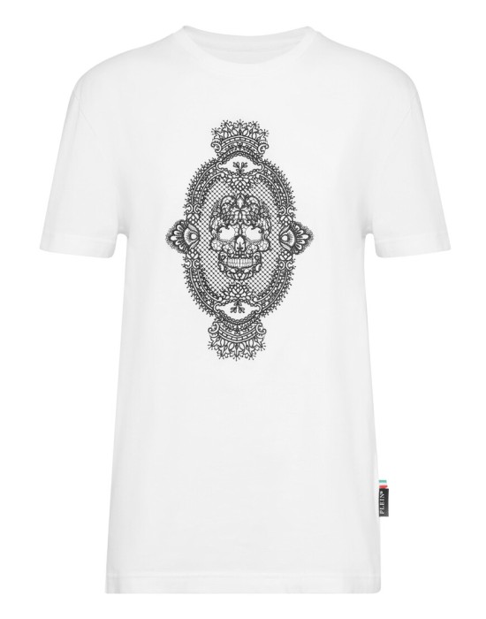 футболка  от бренда philipp plein вид слева