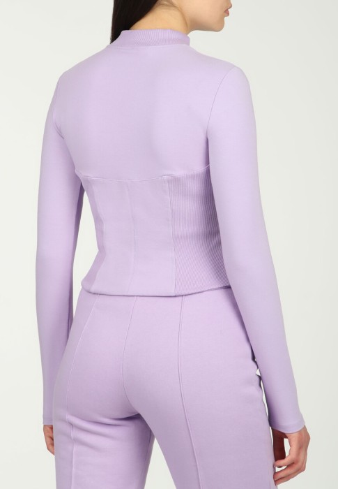 Товар фиолетового цвета с внутренней стороны