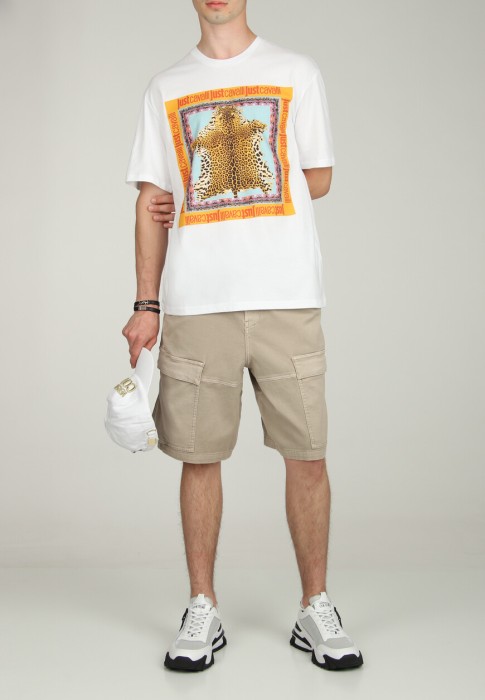 футболка  от бренда just cavalli вид слева