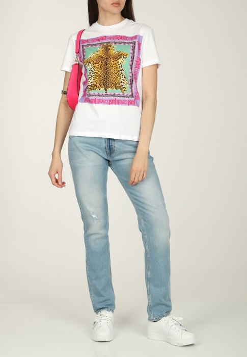 футболка  от бренда just cavalli вид слева