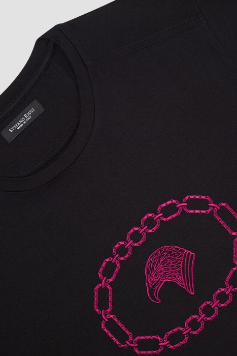 футболка  от бренда stefano ricci вид слева