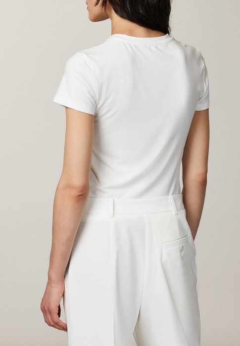 футболка  от бренда patrizia pepe вид слева