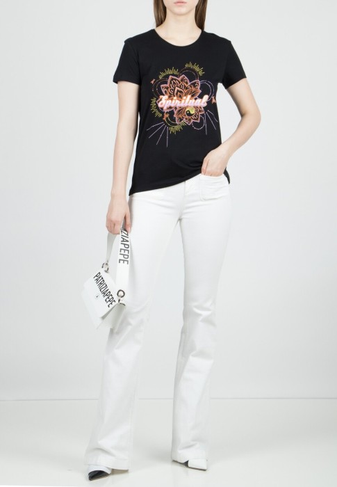 футболка  от бренда patrizia pepe вид слева