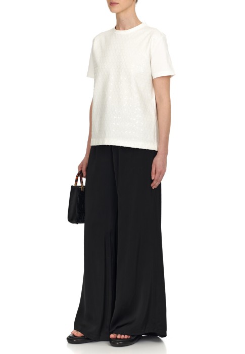 футболка  от бренда fabiana filippi вид слева