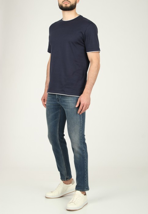 футболка  от бренда eleventy вид слева