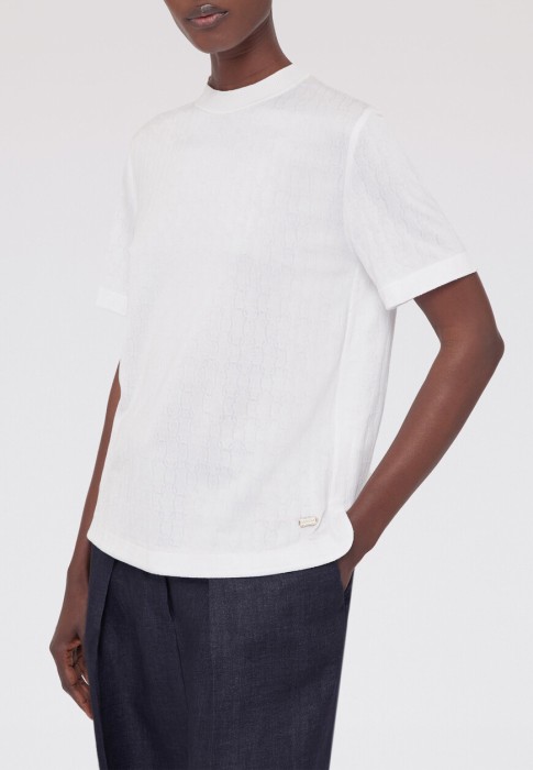 футболка  от бренда agnona вид слева