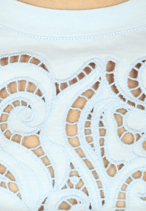 Товар голубого цвета с внутренней стороны