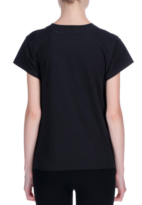 футболка  от бренда ermanno scervino вид слева