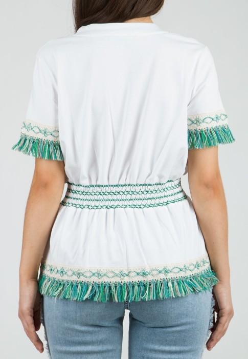 Товар белого цвета с внутренней стороны