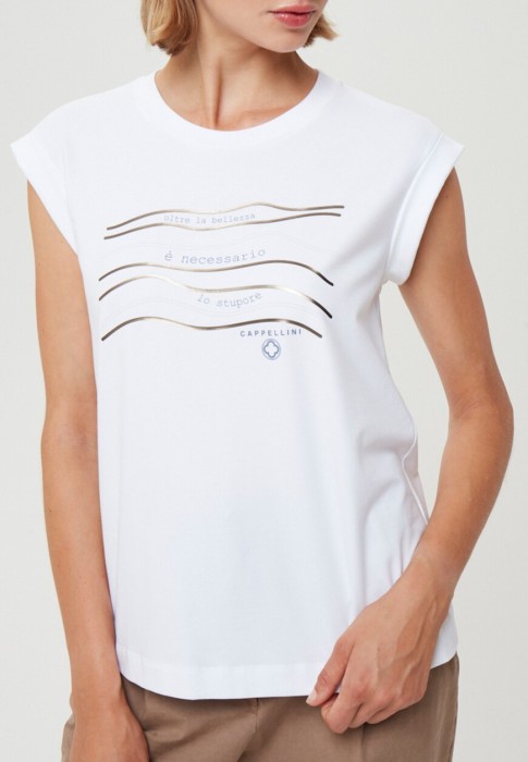 футболка  из италии вид сбоку