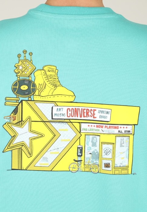 Товар зеленого цвета с внутренней стороны