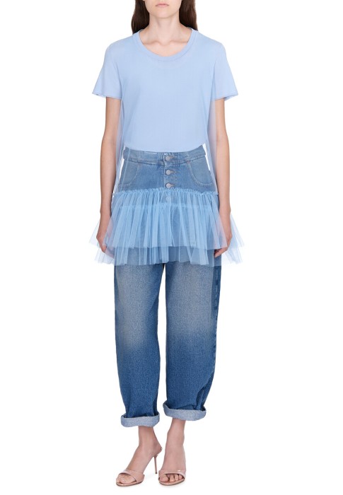 футболка  от бренда p.a.r.o.s.h. вид слева