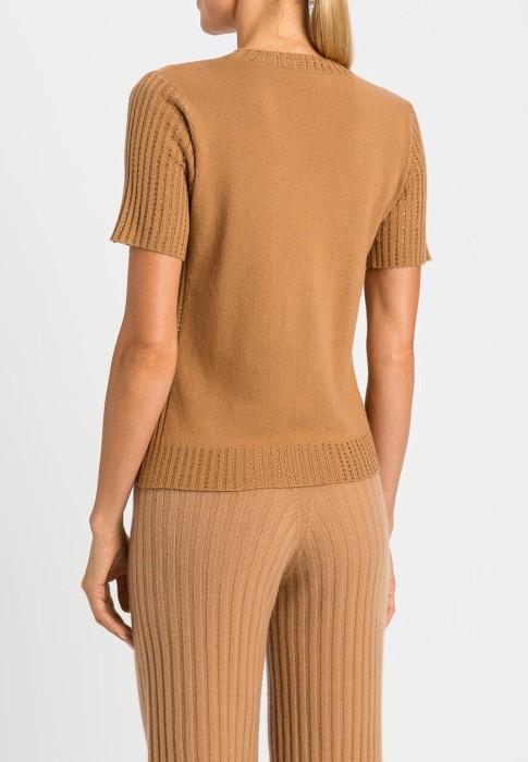 футболка  от бренда twinset milano вид слева