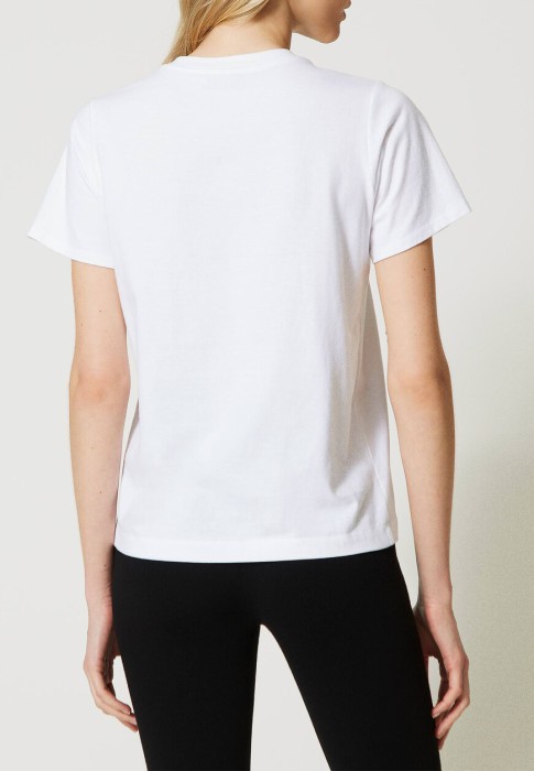 футболка  от бренда twinset milano вид слева