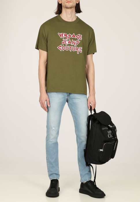 футболка  от бренда versace jeans couture вид слева