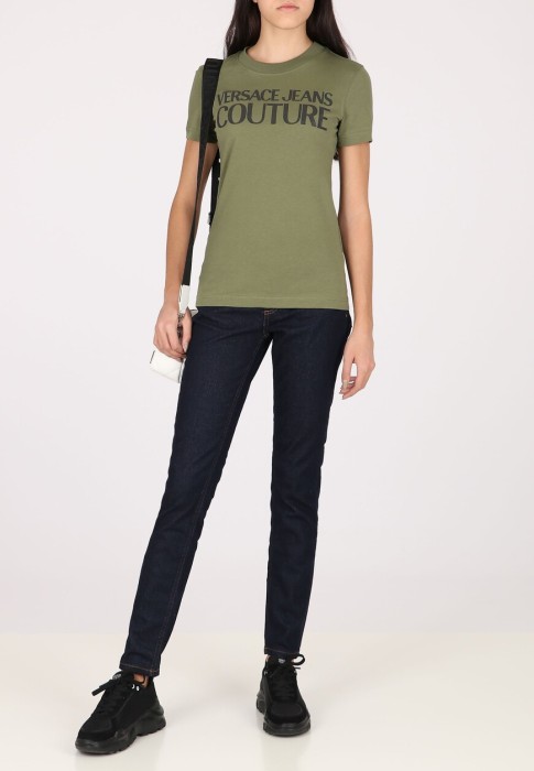 футболка  от бренда versace jeans couture вид слева