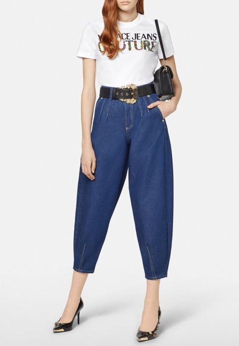 футболка  от бренда versace jeans couture вид слева