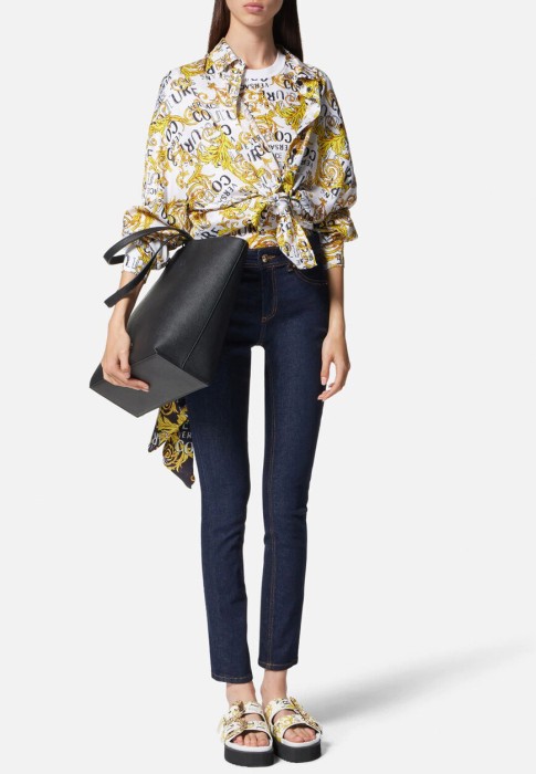 футболка  от бренда versace jeans couture вид слева