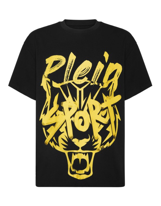 футболка  от бренда plein sport вид слева