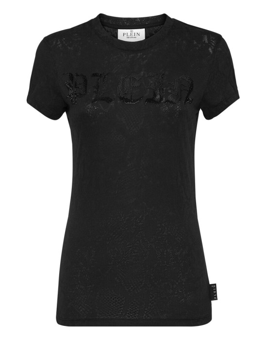 футболка  от бренда philipp plein вид слева