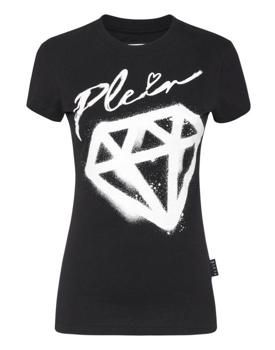 футболка  от бренда philipp plein вид слева