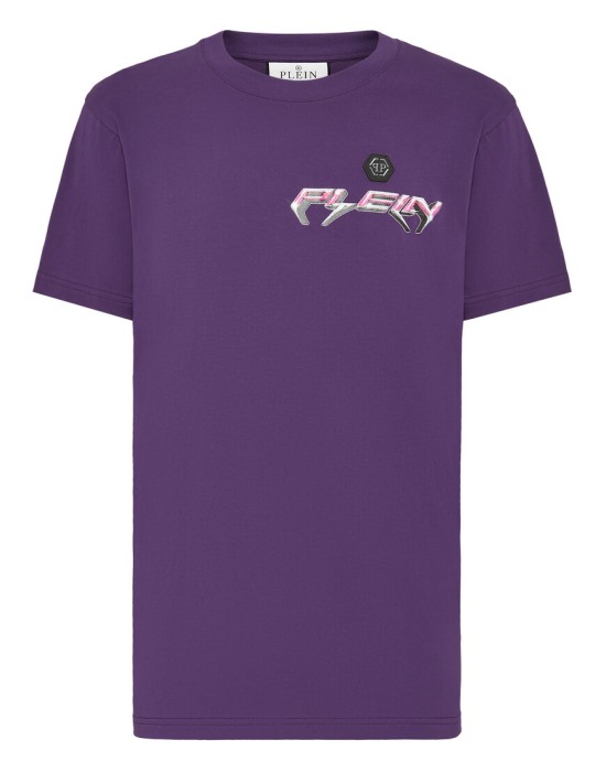 футболка  от бренда philipp plein вид слева