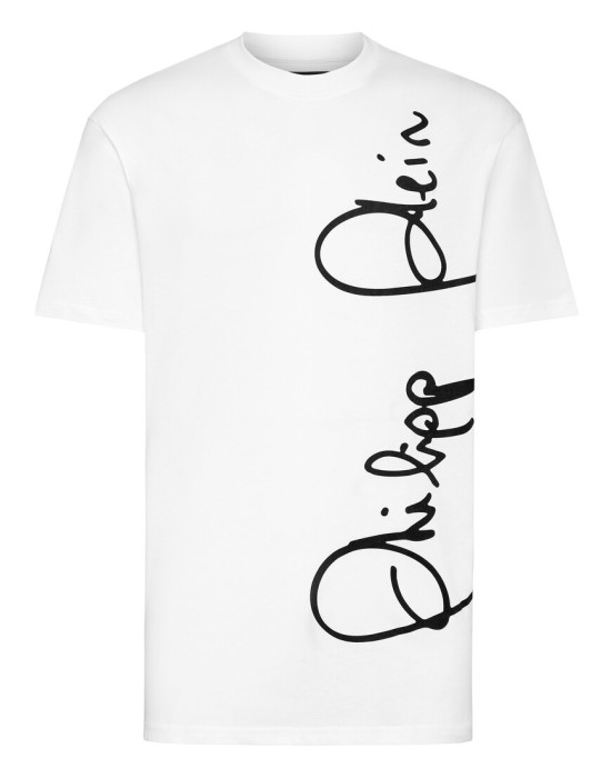 футболка  от бренда philipp plein вид слева