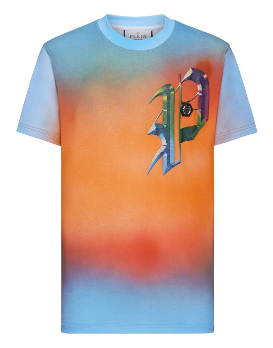 футболка  от бренда philipp plein вид слева