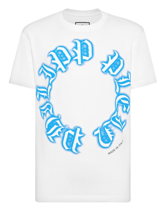 футболка  от бренда philipp plein вид слева