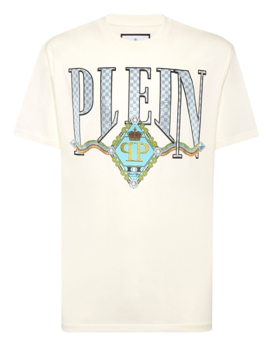 футболка  от бренда philipp plein вид слева