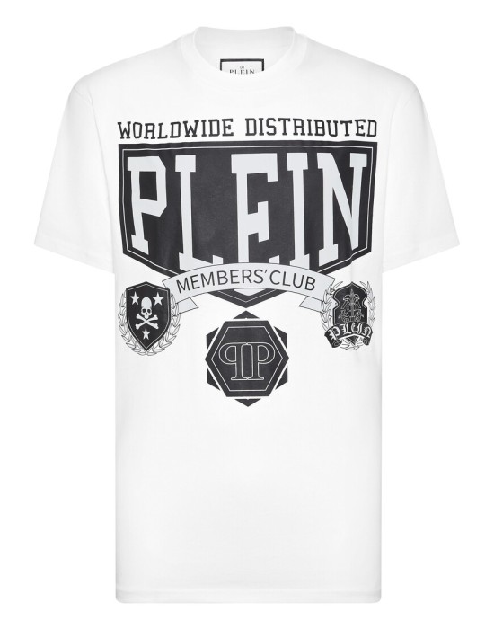 футболка  от бренда philipp plein вид слева