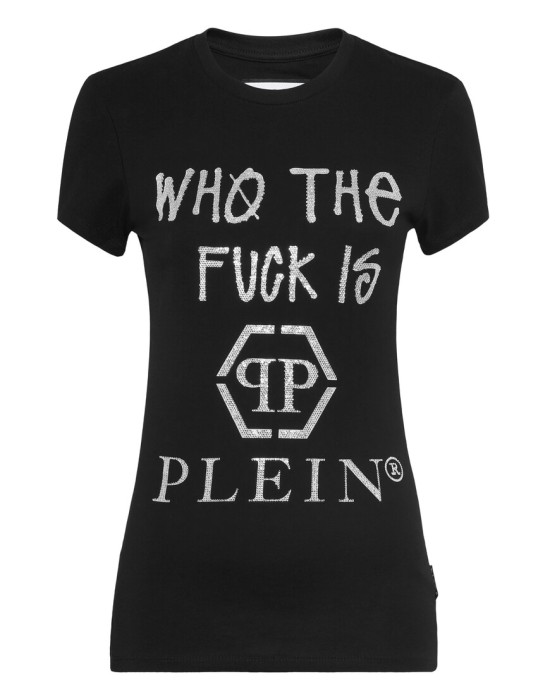 футболка  от бренда philipp plein вид слева